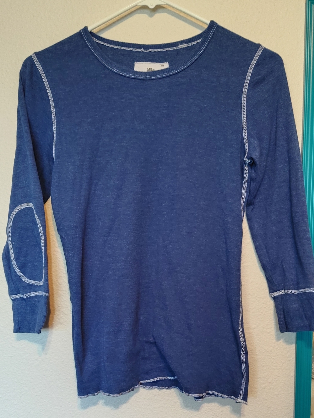 Juniors Long Sleeve Shirt  Blue